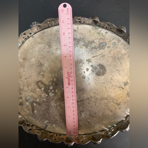 Cherub Silver Plated Vanity Tray - Picture 5 of 12